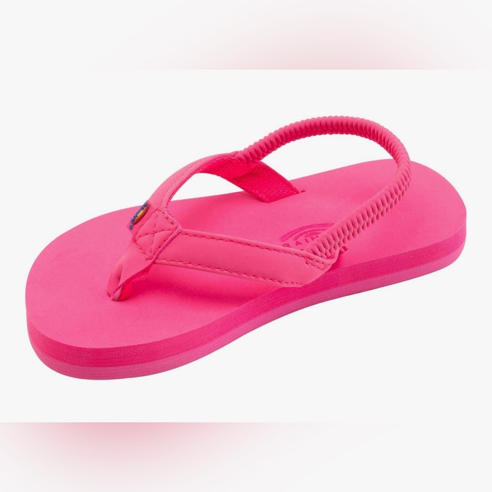 EUC Rainbow Kids Flip Flop Sandals